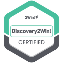 Discovery2Win Certified badge