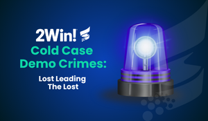 2Win Logo with title of blog underneath it, to the right, a blue police siren. 