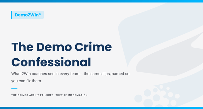 The Demo Crime Confessional