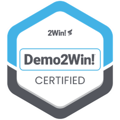 Demo2Win Certified Badge
