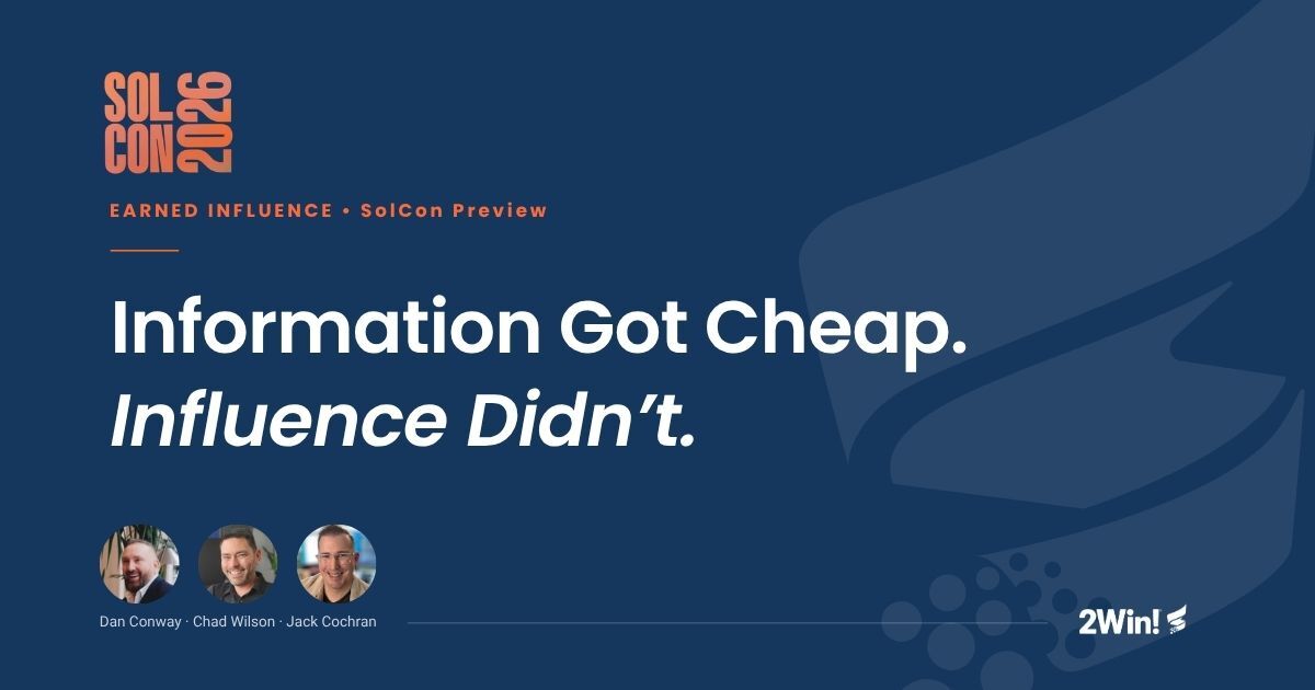 Information Got Cheap. Influence Didn't.