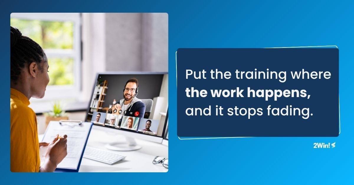 Your Team Learned It in the Workshop, But Does Their AI Tool Know It?
